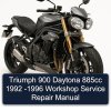 Triumph 900 Daytona 885cc 1992 -1996 Workshop Service Repair Manual