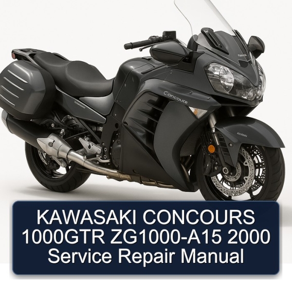 KAWASAKI CONCOURS 1000GTR ZG1000-A15 2000 Service Repair Manual
