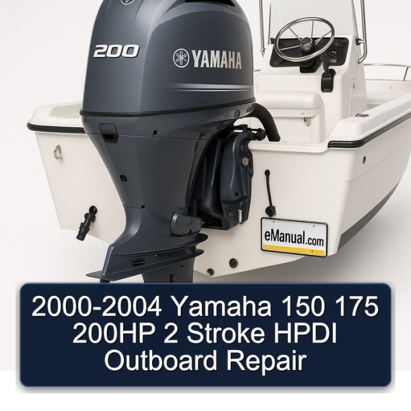 2000-2004 Yamaha 150 175 200HP 2 Stroke HPDI Outboard Repair