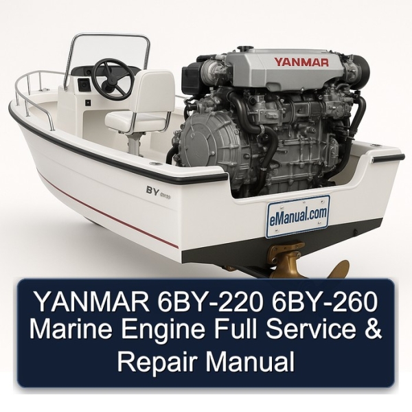 YANMAR 6BY-220 6BY-260 Marine Engine Full Service & Repair Manual