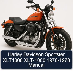 Harley Davidson Sportster XLT1000 XLT-1000 1970-1978 Manual