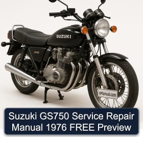 Suzuki GS750 Service Repair Manual 1976 FREE Preview