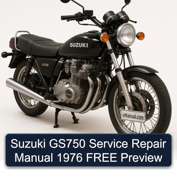 Suzuki GS750 Service Repair Manual 1976 FREE Preview