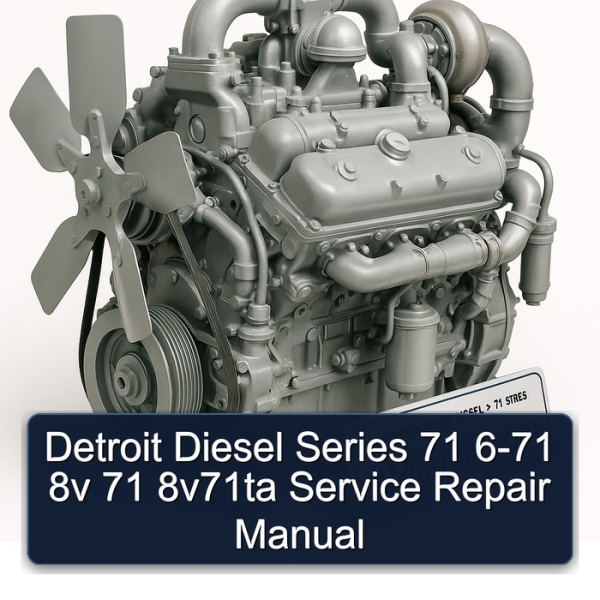 Detroit Diesel Series 71 6-71 8v 71 8v71ta Service Repair Manual