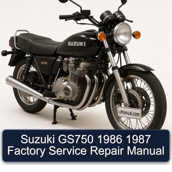 Suzuki GS750 1986 1987 Factory Service Repair Manual