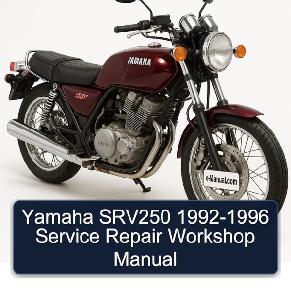 Yamaha SRV250 1992-1996 Service Repair Workshop Manual