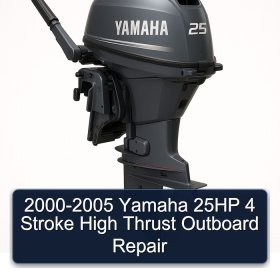 2000-2005 Yamaha 25HP 4 Stroke High Thrust Outboard Repair