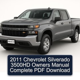 2011 Chevrolet Silverado 3500HD Owners Manual Complete PDF Download