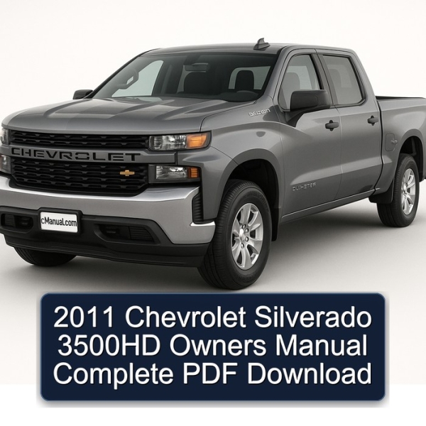 2011 Chevrolet Silverado 3500HD Owners Manual Complete PDF Download