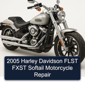 2005 Harley Davidson FLST FXST Softail Motorcycle Repair