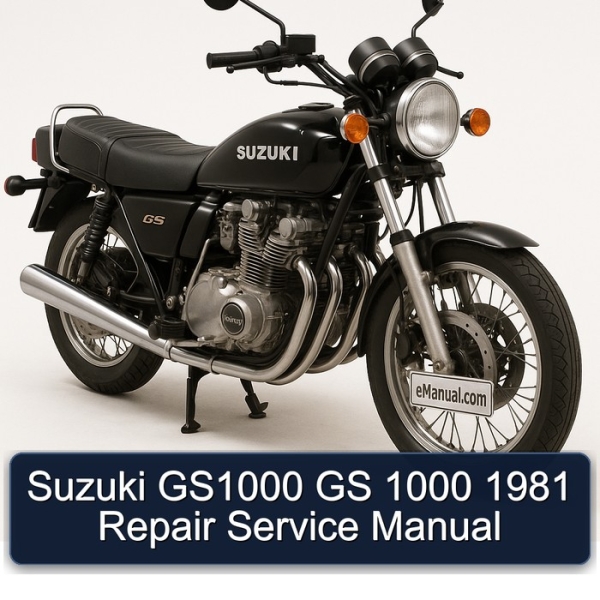 Suzuki GS1000 GS 1000 1981 Repair Service Manual