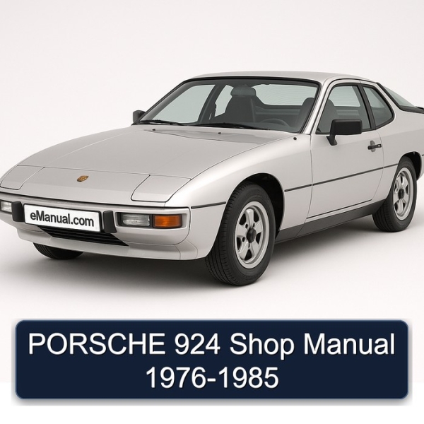 PORSCHE 924 Shop Manual 1976-1985