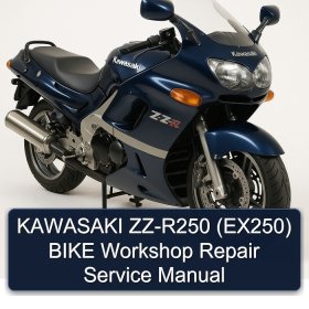 KAWASAKI ZZ-R250 (EX250) BIKE Workshop Repair Service Manual