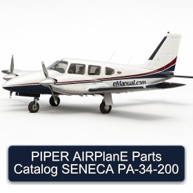 PIPER AIRPlanE Parts Catalog SENECA PA-34-200