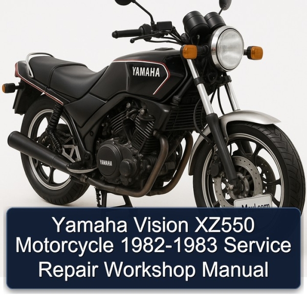 Yamaha Vision XZ550 Motorcycle 1982-1983 Service Repair Workshop Manual