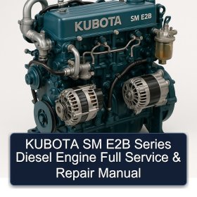 KUBOTA SM E2B Series Diesel Engine Full Service & Repair Manual
