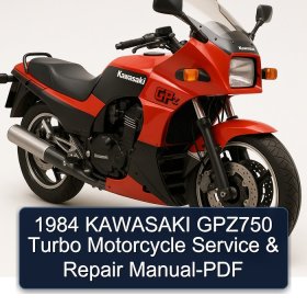 1984 KAWASAKI GPZ750 Turbo Motorcycle Service & Repair Manual-PDF