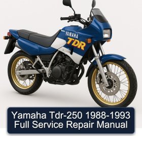 Yamaha Tdr-250 1988-1993 Full Service Repair Manual