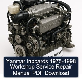 Yanmar Inboards 1975-1998 Workshop Service Repair Manual PDF Download