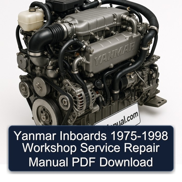 Yanmar Inboards 1975-1998 Workshop Service Repair Manual PDF Download