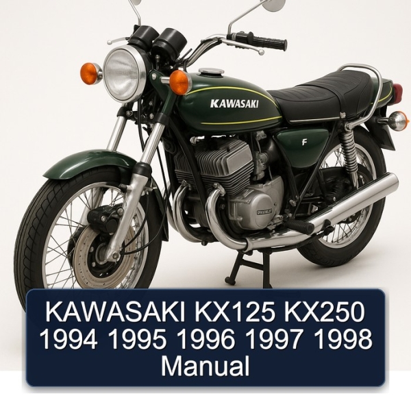 KAWASAKI KX125 KX250 1994 1995 1996 1997 1998 Manual