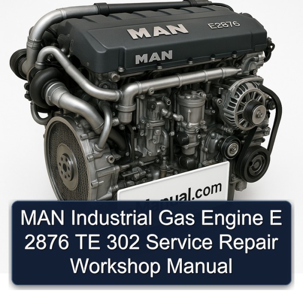 MAN Industrial Gas Engine E 2876 TE 302 Service Repair Workshop Manual