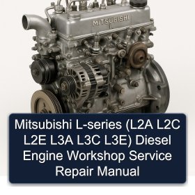 Mitsubishi L-series (L2A L2C L2E L3A L3C L3E) Diesel Engine Workshop Service Repair Manual
