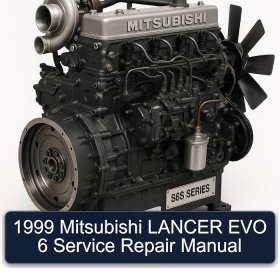 1999 Mitsubishi LANCER EVO 6 Service Repair Manual
