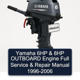 Yamaha 6HP & 8HP OUTBOARD Engine Full Service & Repair Manual 1996-2006