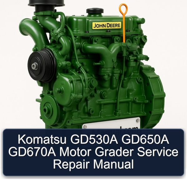 Komatsu GD530A GD650A GD670A Motor Grader Service Repair Manual