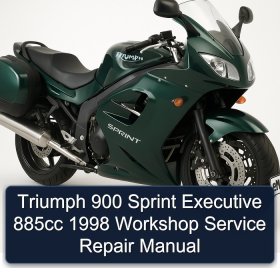 Triumph 900 Sprint Executive 885cc 1998 Workshop Service Repair Manual