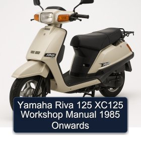 Yamaha Riva 125 XC125 Workshop Manual 1985 Onwards
