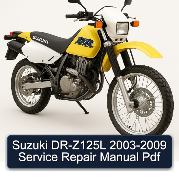 Suzuki DR-Z125L 2003-2009 Service Repair Manual Pdf