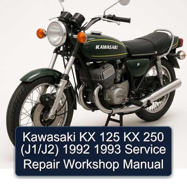 Kawasaki KX 125 KX 250 (J1/J2) 1992 1993 Service Repair Workshop Manual