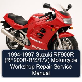 1994-1997 Suzuki RF900R (RF900R-R/S/T/V) Motorcycle Workshop Repair Service Manual