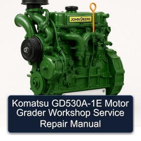 Komatsu GD530A-1E Motor Grader Workshop Service Repair Manual