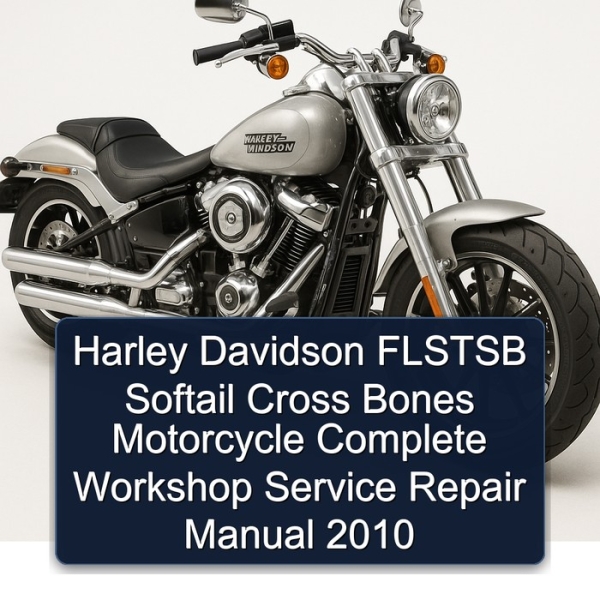 Harley Davidson FLSTSB Softail Cross Bones Motorcycle Complete Workshop Service Repair Manual 2010