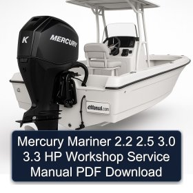 Mercury Mariner 2.2 2.5 3.0 3.3 HP Workshop Service Manual PDF Download