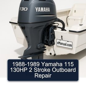 1988-1989 Yamaha 115 130HP 2 Stroke Outboard Repair