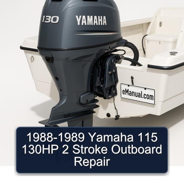 1988-1989 Yamaha 115 130HP 2 Stroke Outboard Repair
