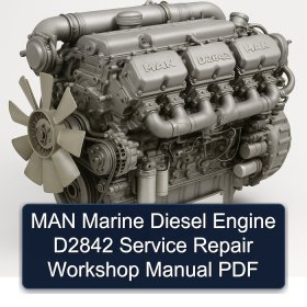 MAN Marine Diesel Engine D2842 Service Repair Workshop Manual PDF