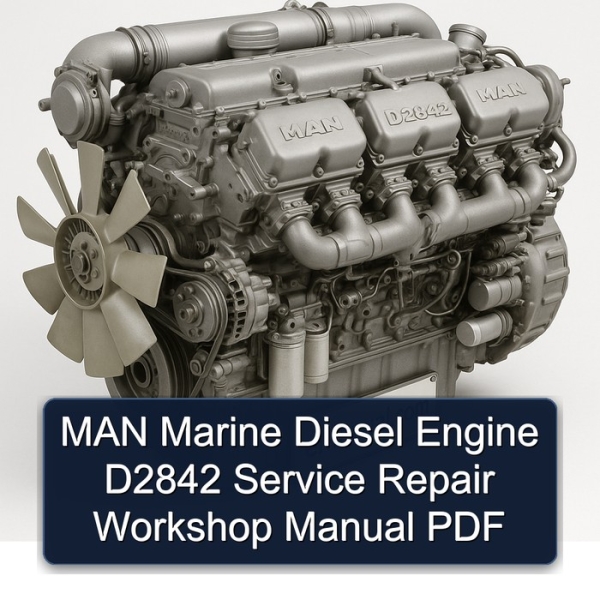 MAN Marine Diesel Engine D2842 Service Repair Workshop Manual PDF