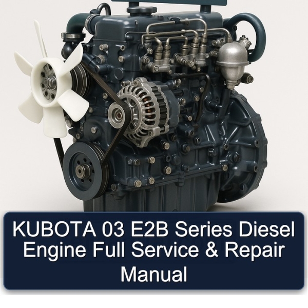 KUBOTA 03 E2B Series Diesel Engine Full Service & Repair Manual