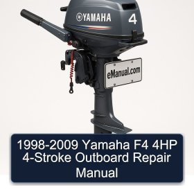 1998-2009 Yamaha F4 4HP 4-Stroke Outboard Repair Manual