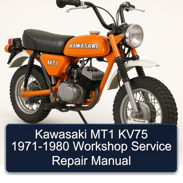 Kawasaki MT1 KV75 1971-1980 Workshop Service Repair Manual