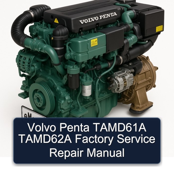 Volvo Penta TAMD61A TAMD62A Factory Service Repair Manual