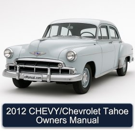 2012 CHEVY/Chevrolet Tahoe Owners Manual