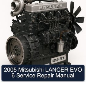 2005 Mitsubishi LANCER EVO 6 Service Repair Manual
