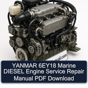 YANMAR 6EY18 Marine DIESEL Engine Service Repair Manual PDF Download