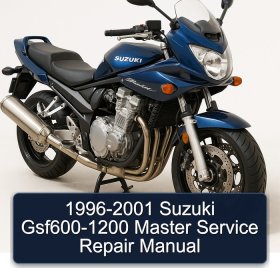 1996-2001 Suzuki Gsf600-1200 Master Service Repair Manual